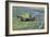 B-24 Liberator Flying over Mt. Lassen, California-Stocktrek Images-Framed Photographic Print