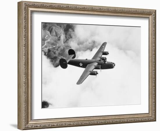 B-24 Liberator Flying-Philip Gendreau-Framed Photographic Print