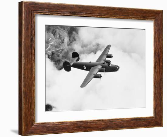 B-24 Liberator Flying-Philip Gendreau-Framed Photographic Print