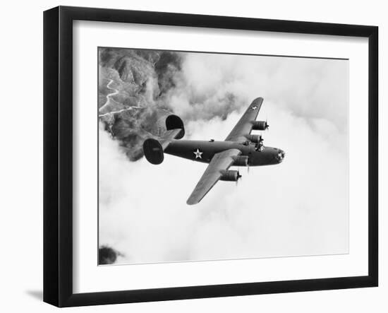 B-24 Liberator Flying-Philip Gendreau-Framed Photographic Print