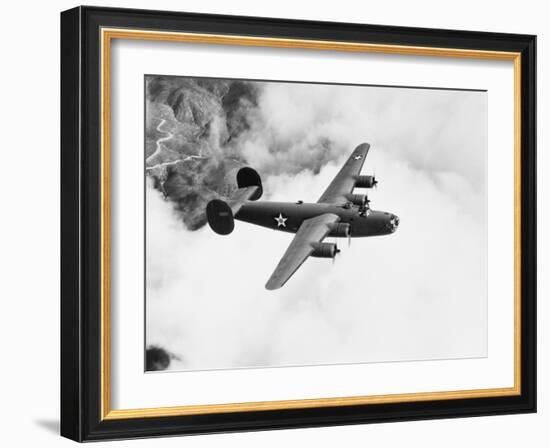 B-24 Liberator Flying-Philip Gendreau-Framed Photographic Print