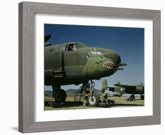 B-24's in Australia-George Silk-Framed Photographic Print