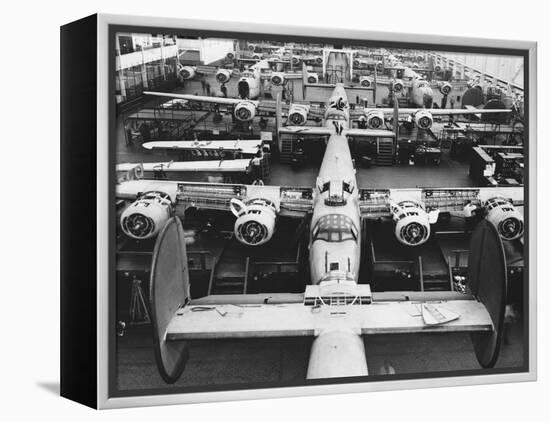 B-24s at an Aircraft Plant-null-Framed Premier Image Canvas