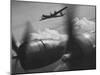 B-29's in Flight and Above Clouds on Bombing Mission over the Marianas During Ww Ii-Loomis Dean-Mounted Photographic Print