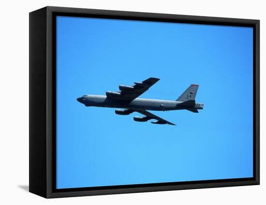 B 52 in Flight-Walter Bibikow-Framed Premier Image Canvas