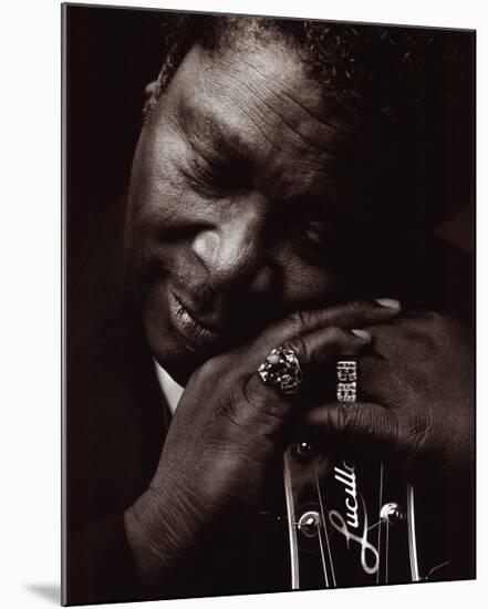 B.B. King-Jeff Sedlik-Mounted Art Print