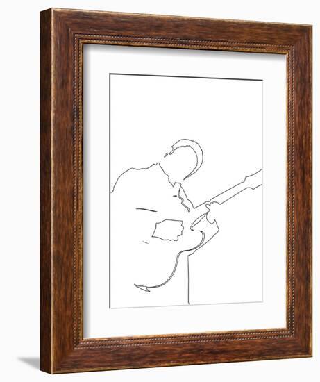 B.B. King-Logan Huxley-Framed Art Print