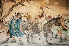 Chinese Classic Wall Drawing-B.B. Xie-Mounted Art Print