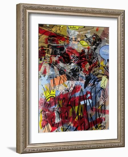 B-Blang!-Dan Monteavaro-Framed Giclee Print