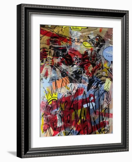 B-Blang!-Dan Monteavaro-Framed Giclee Print