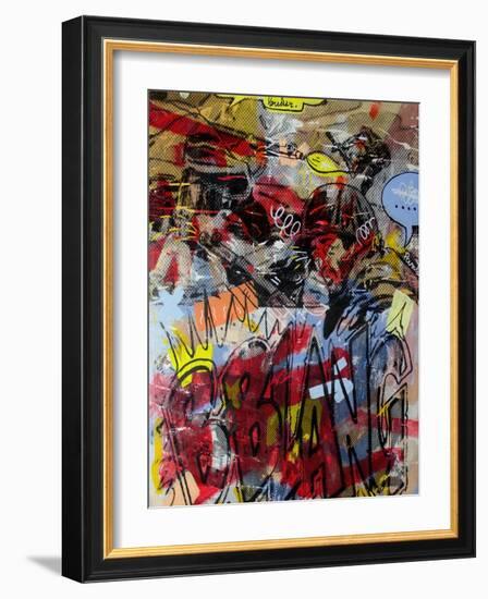 B-Blang!-Dan Monteavaro-Framed Giclee Print