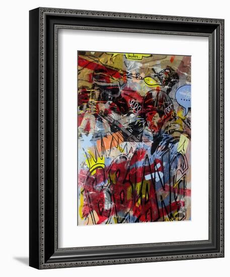 B-Blang!-Dan Monteavaro-Framed Giclee Print