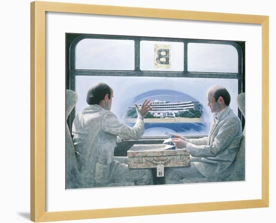 B Block, 1978-Graham Dean-Framed Giclee Print