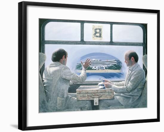 B Block, 1978-Graham Dean-Framed Giclee Print