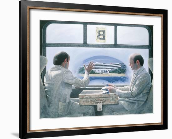 B Block, 1978-Graham Dean-Framed Giclee Print