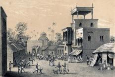 The Last Effort of Tippoo Saib at Seringapatam, 1799-B Clayton-Framed Giclee Print