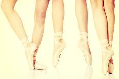 Detail of Ballet Dancer's Feet-B-D-S-Photographic Print
