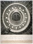 View of the (Propose) Western Archway of the Thames Tunnel, London, C1831-B Dixie-Framed Premier Image Canvas