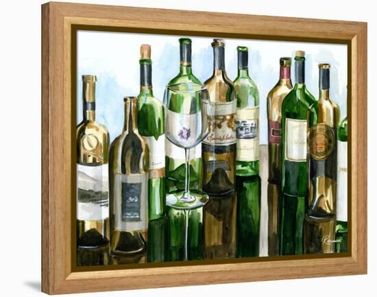 B&G Bottles I-Heather French-Roussia-Framed Stretched Canvas