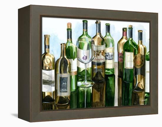 B&G Bottles I-Heather French-Roussia-Framed Stretched Canvas