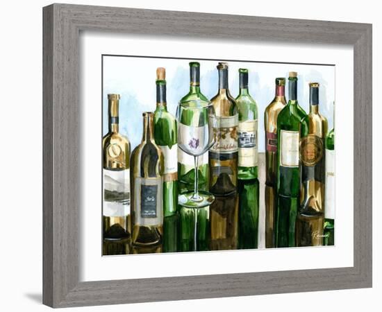 B&G Bottles I-Heather French-Roussia-Framed Art Print