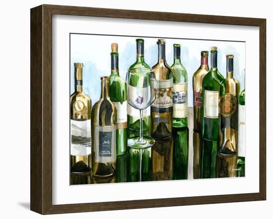 B&G Bottles I-Heather French-Roussia-Framed Art Print