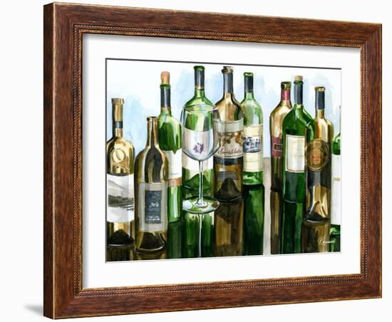 B&G Bottles I-Heather French-Roussia-Framed Art Print