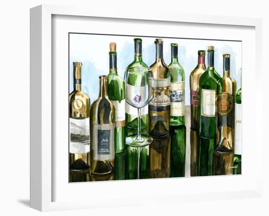 B&G Bottles I-Heather French-Roussia-Framed Art Print