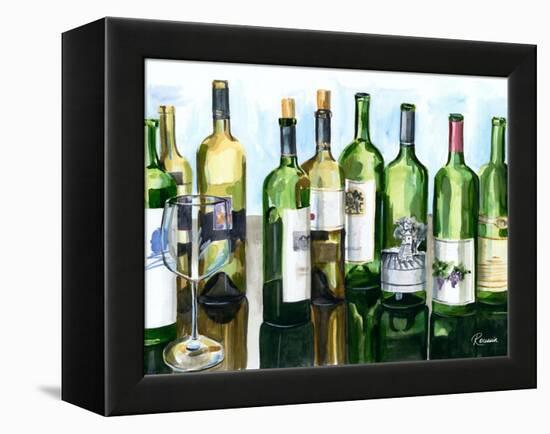 B&G Bottles II-Heather French-Roussia-Framed Stretched Canvas