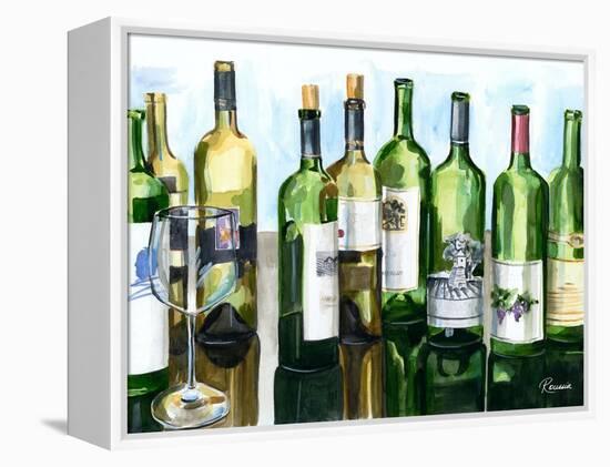 B&G Bottles II-Heather French-Roussia-Framed Stretched Canvas