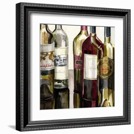 B&G Bottles Square I-Heather French-Roussia-Framed Art Print