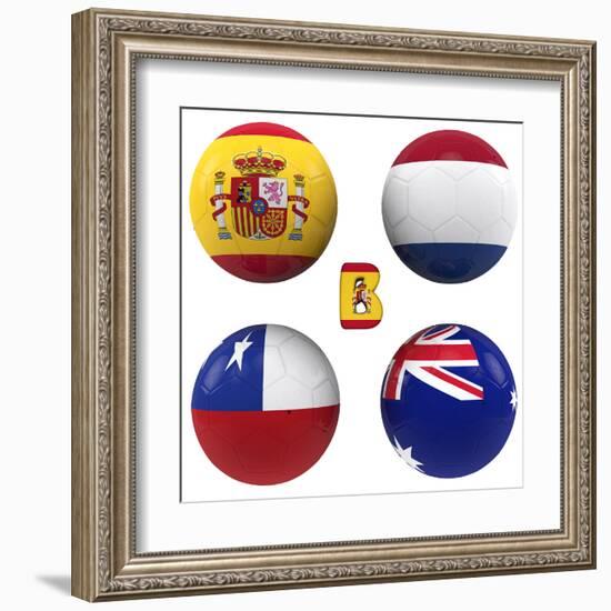 B Group of the World Cup-croreja-Framed Art Print