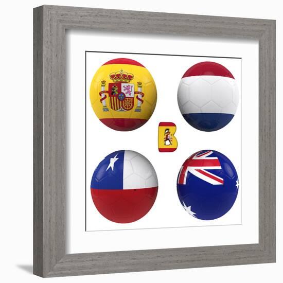 B Group of the World Cup-croreja-Framed Art Print