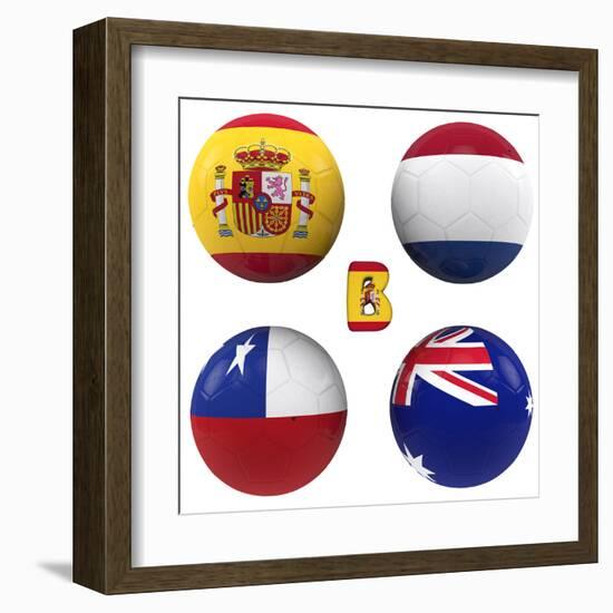 B Group of the World Cup-croreja-Framed Art Print