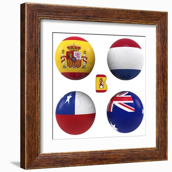 B Group of the World Cup-croreja-Framed Art Print