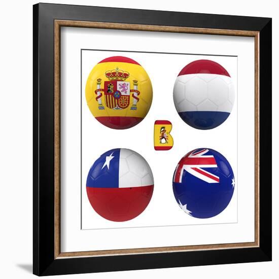 B Group of the World Cup-croreja-Framed Art Print