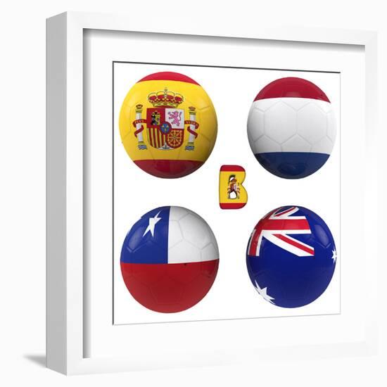 B Group of the World Cup-croreja-Framed Art Print