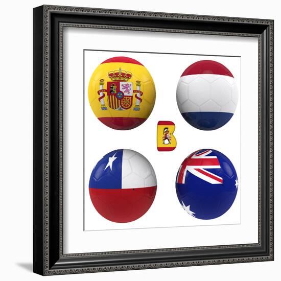 B Group of the World Cup-croreja-Framed Art Print