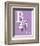 B is for Barber (purple)-Theodor (Dr. Seuss) Geisel-Framed Art Print