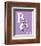 B is for Barber (purple)-Theodor (Dr. Seuss) Geisel-Framed Art Print