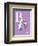 B is for Barber (purple)-Theodor (Dr. Seuss) Geisel-Framed Art Print