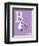 B is for Barber (purple)-Theodor (Dr. Seuss) Geisel-Framed Art Print