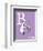 B is for Barber (purple)-Theodor (Dr. Seuss) Geisel-Framed Art Print