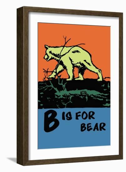 B is for Bear-Charles Buckles Falls-Framed Premium Giclee Print