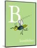 B is for Bumblebee (green)-Theodor (Dr. Seuss) Geisel-Mounted Art Print