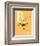 B is for Bumblebee (orange)-Theodor (Dr. Seuss) Geisel-Framed Art Print