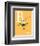 B is for Bumblebee (orange)-Theodor (Dr. Seuss) Geisel-Framed Art Print