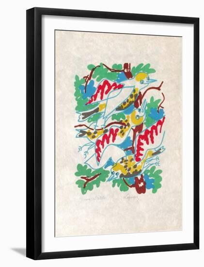 B - Oiseaux-Charles Lapicque-Framed Limited Edition