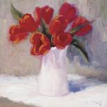 Red Tulips-B^ Oliver-Framed Art Print
