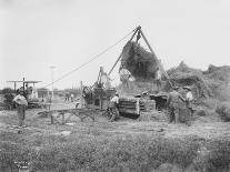 Baling Hay Near Prosser, WA, Circa 1914-B.P. Lawrence-Framed Premier Image Canvas